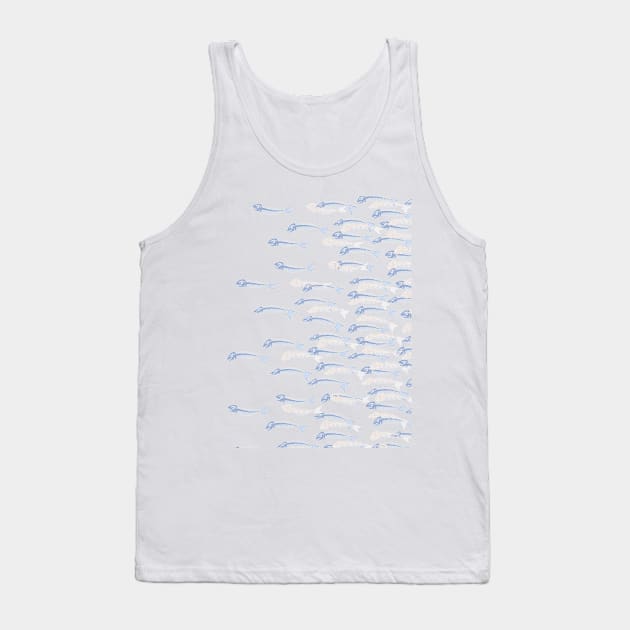 Anatomy Of A Fish - the whole school Tank Top by CentipedeWorks